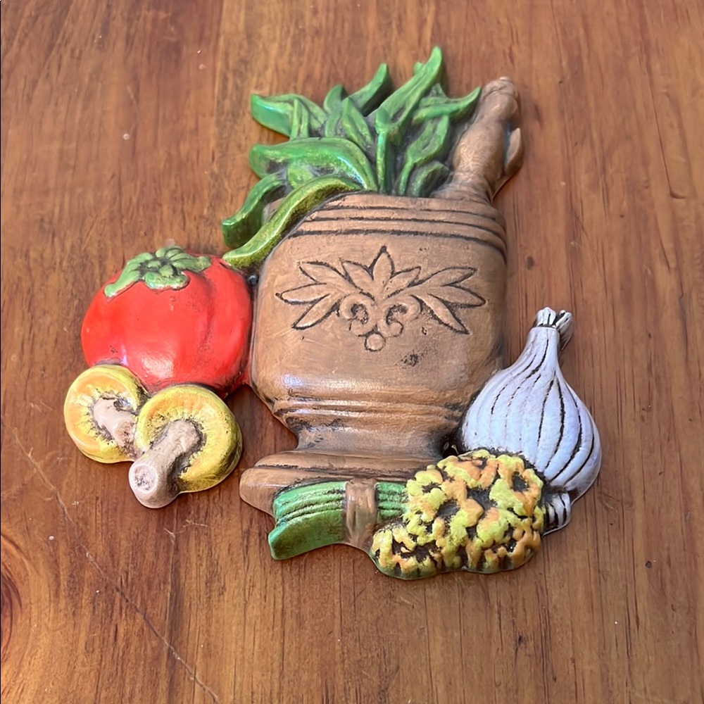 Vintage 1970’s Dart Industries Ceramic Kitchen Wall Art